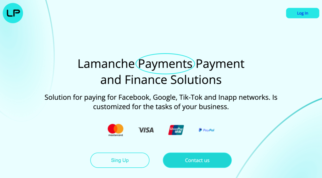 lamanche payments homepage