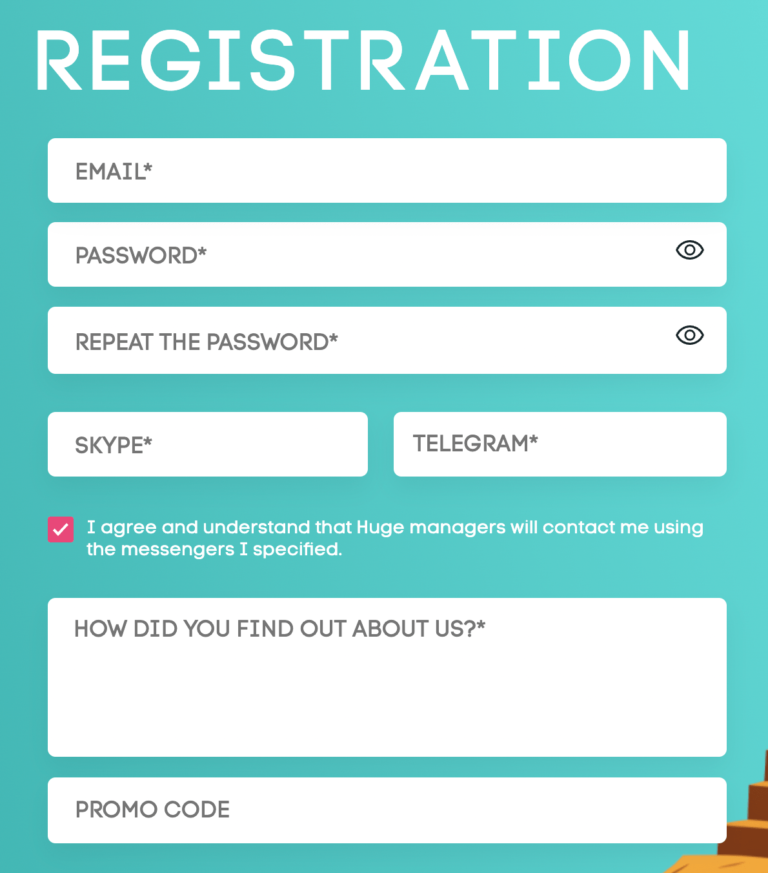 Partners registration